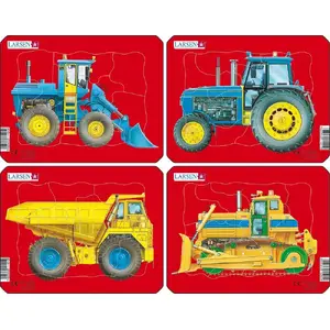 Puzzle Larsen Mini Z1 Shape, 10 pieces, Vehicles, 183×? mm, 2.5 mm thick