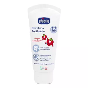 Toothpaste CHICCO Dentifricio Fragola Anti-decay 50 ml — baby anti-cavity toothpaste