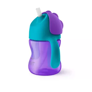 Krūzīte Philips Avent SCF796/02 ar elastīgu salmiņu 200ml 9M+ lillā
