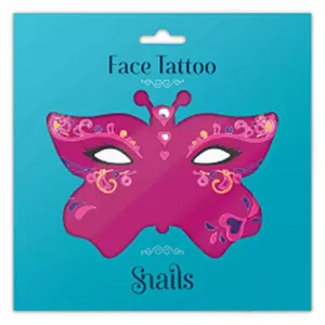 Face Tattoos Snails Queen of Hearts Art.0422 — temporary face stickers for children and parties