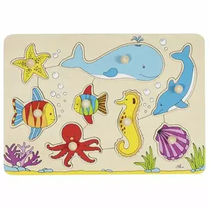 Puzzle Goki VG57953 'Underwater World' — jigsaw puzzle, children’s educational toy, illustrated sea animals