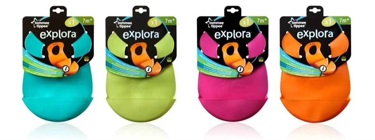 Tommee Tippee Explora Roll'n'Go silicone bib Photo 2