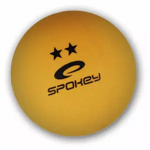Galda tenisa bumbiņas SPOKEY Skilled komplekts 6 gab. (81875) — 6 baltas bumbiņas treniņiem un atpūtai