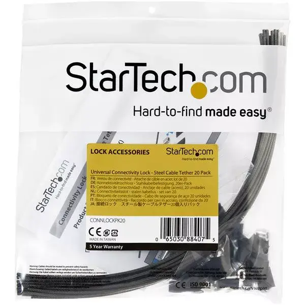 Cable tether StarTech.com CONNLOCKPK20 Photo 6