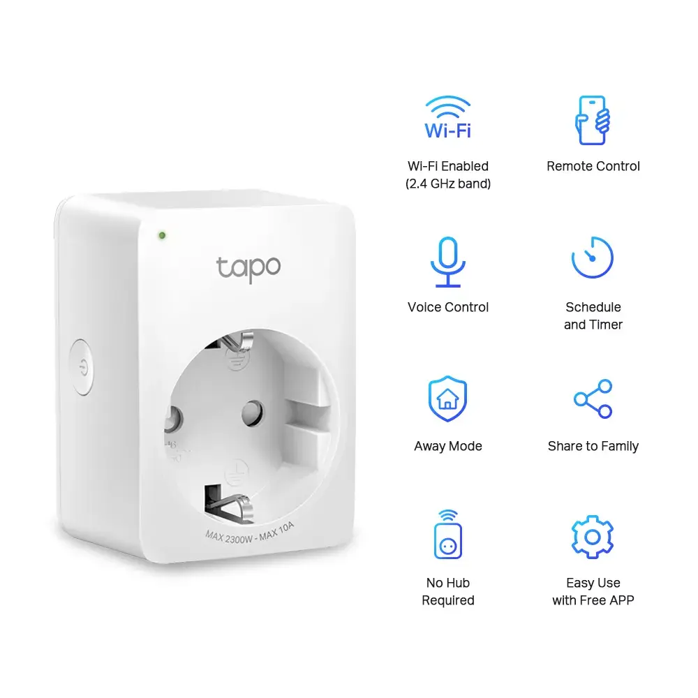 Smart Wi-Fi Socket Tapo P100 Photo 2