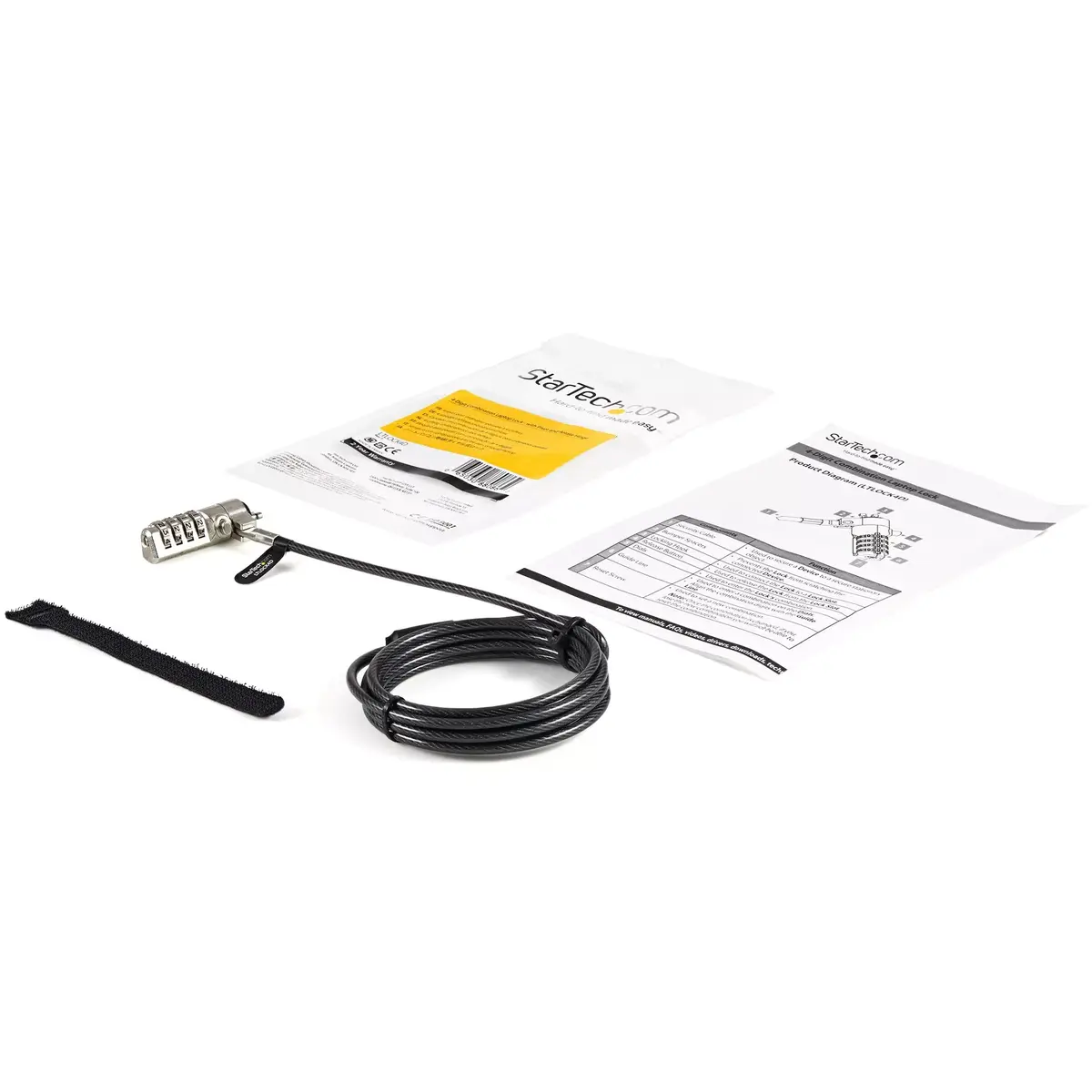 Portatīvā datora slēdzene StarTech.com LTLOCK4D Photo 4