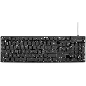 Keyboard Renkforce RF-3561816 Industrial USB + PS/2 QWERTZ German Black