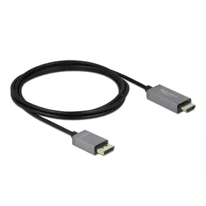 DisplayPort to HDMI Cable DeLOCK Active 1.4 4K 60Hz 2m