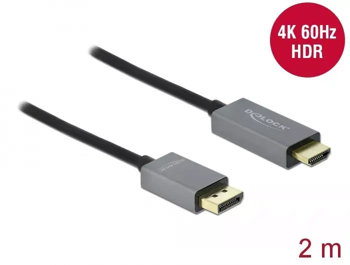 DisplayPort to HDMI Cable DeLOCK Active 1.4 4K 60Hz Photo 2