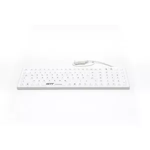 GETT Cleantype Prime Pro+ tastatūra USB Swiss Balts