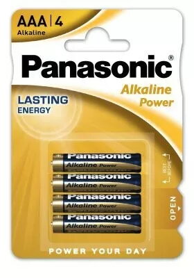 Sārmainās baterijas Panasonic MN2400 (AAA) —