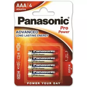 Alkaline batteries Panasonic PRO Power MN2400 E92, AA size, 4-pack