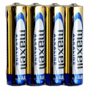 AAA alkaline batteries Maxell MN2400/E92 1.5V — 4 pack