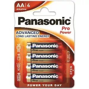 Alkaline AA Batteries Panasonic PRO Power MN1500/E91 — 4 pcs