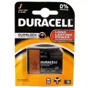 Battery Duracell 4LR61 / 6V alkaline battery pack 1 pc (MPN: BATJ.D1)