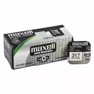 Button cell battery Maxell BAT317.MX1 1.55V Silver Oxide SR516SW, single pack