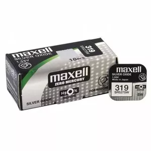 Button cell battery Maxell BAT319.MX1 1.55V Silver Oxide SR527SW – single piece