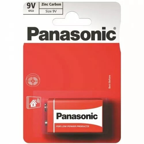 Akumulators Panasonic MN1604 cinka-ogļraida 9V —