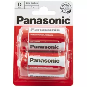 Zinc-carbon batteries Panasonic MN1300, size AA (R6), 1.5V — pack of 2