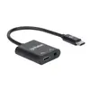 MANHATTAN USB-C to 3.5mm + USB-C (PD 60W) Adapter Cable Photo 2