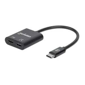 USB-C to USB-C Audio Adapter Manhattan 153348