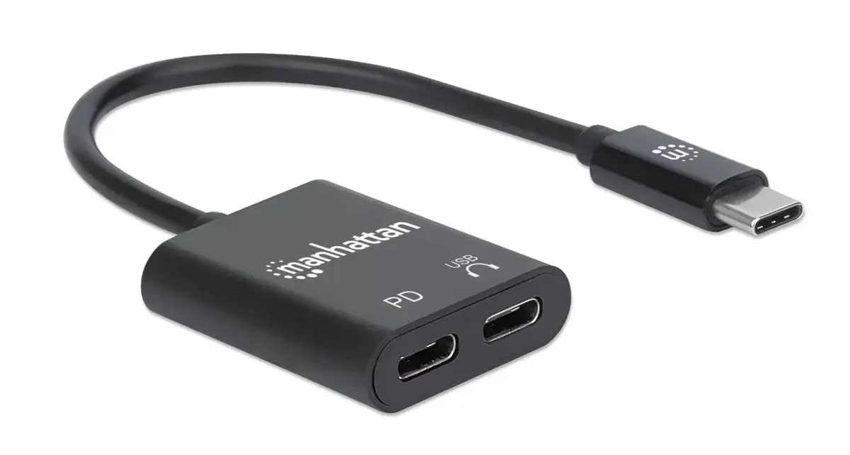 USB-C to USB-C Audio Adapter Manhattan 153348 Photo 2