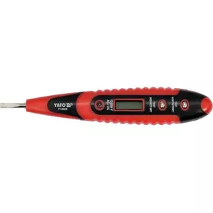 Voltage Tester Screwdriver Yato YT-28630 Black Red