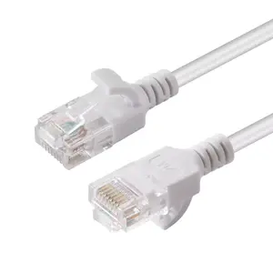 Сетевой кабель MicroConnect Cat6a U/UTP (UTP) 7,5 м белый RJ-45—RJ-45