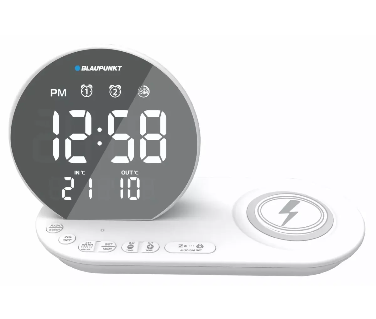 Digitālais modinātājs Blaupunkt CR85WH CHARGE Photo 2
