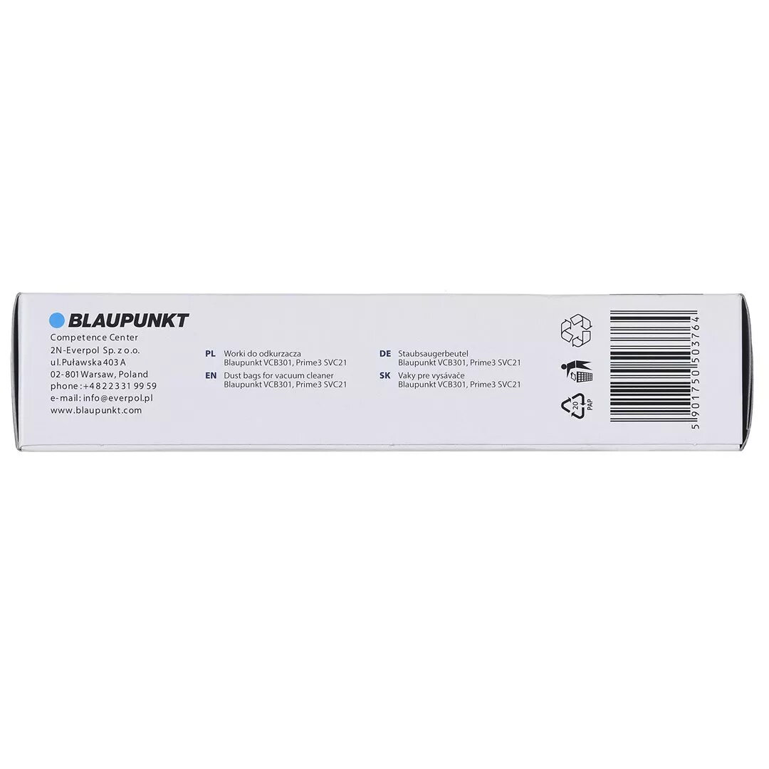 Putekļu maisiņi BLAUPUNKT ACC042 priekš VCB301