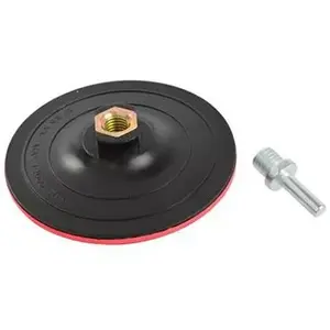 Резиновый опорный диск Ø125 мм M14 с липучкой для болгарки GEKO
