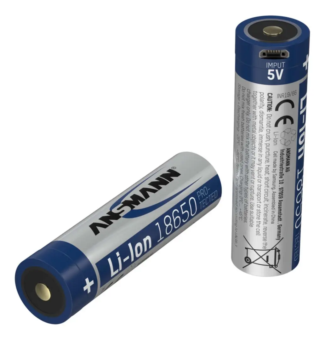 Uzlādējama baterija Ansmann 1307-0003 Lithium-Ion 18650