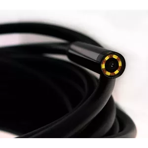 USB endoskopijas kameras cietais kabelis 5 m un spogulis mobilajām ierīcēm