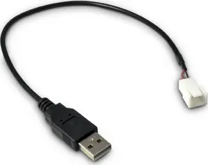 USB cable Inter-Tech 88885450 0.3 m Black