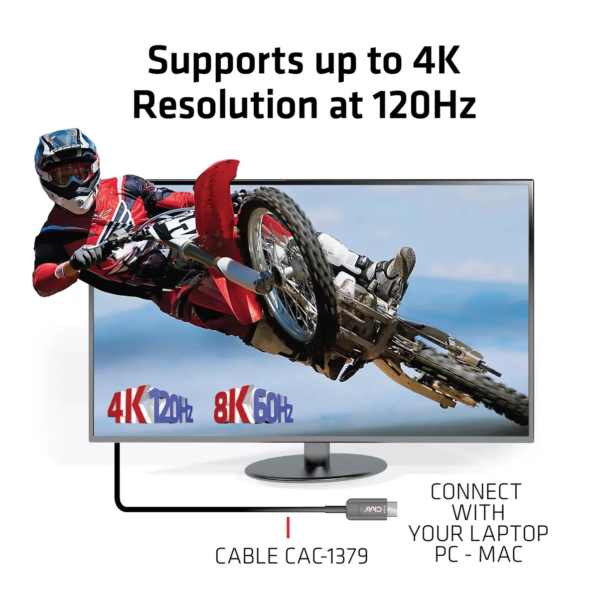 HDMI Кабель CLUB3D Ultra High Speed AOC 4K120Hz/8K60Hz Photo 6