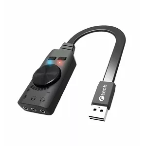 Iekšējā skaņas karte c-tech SC-7Q 7.1 ar skaņas pārslēdzēju