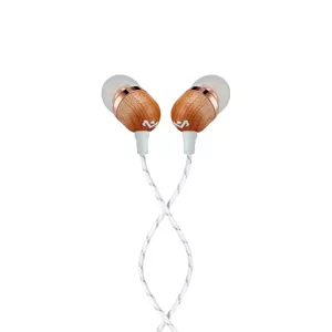 Klausules (in-ear) vadu austiņas The House Of Marley Smile Jamaica — intrasaurālas, kabelis 1,3 m, balts