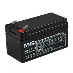 Pb akumulators MHPower VRLA AGM 12V/1,3Ah (MS1.3-12)