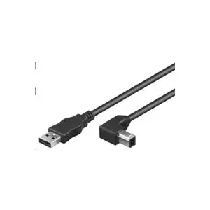 USB 2.0 cable PREMIUMCORD ku2ab1-90, 1 m, right-angle USB-B connector