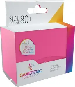 Card/Accessory Side Holder Gamegenic Side Holder 8 0+ Pink – storage for card sleeves and tokens