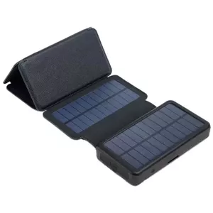 Портативный аккумулятор PowerNeed ES20000B 20000mAh — 2x USB 5В/2А, 9 Вт, водоотталкивающий, чёрный, 370 г