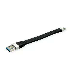 ROLINE 11.02.9014 USB cable 0.11 m USB 3.2 Gen 1 (3.1 Gen 1) USB A USB C Black