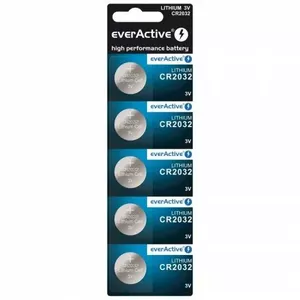 Coin cell battery everActive CR2032 3V lithium — 1 piece