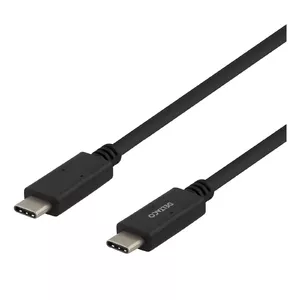 USB Cable Deltaco USBC-1501M 1m Black
