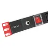 Power bar Techly Rack 19" Power Strip 1U 8 Outlets C13 Photo 4