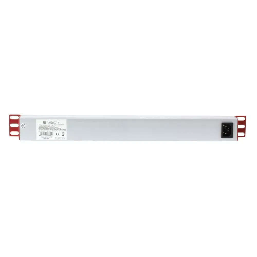 Power bar Techly Rack 19" Power Strip 1U 8 Outlets C13 Photo 7