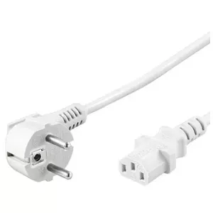Power cable GOOBAY NK 101 W-500, white, 5 m