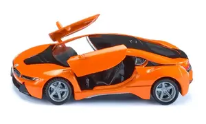 Гоночный автомобиль Siku 2348, металл и пластик, чёрно-оранжевый, для детей от 3 лет