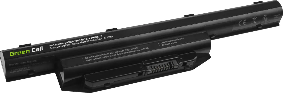 Аккумулятор Green Cell FS31 для Fujitsu LifeBook Photo 6
