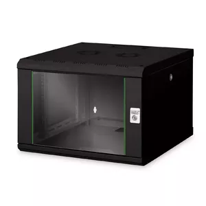 Wall mounted rack Digitus DN-19 07U-6/6-SW